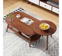 Tavolini da caffè retrattili, tavolini rotondi da soggiorno con ripiano aperto, for camera da letto, ufficio, monolocale