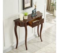 Tavolini D'ingresso Per La Porta Principale, Tavolini Da Posizionare Dietro Il Divano, Decorazioni Per Il Corridoio - Consolle Con Spazio Contenitore, Per Corridoio E Ingresso(Brown A,104x37x80cm)