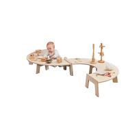 Tavolini per i Primi Passi, Set 2 Pezzi per lo Scviluppo Motorio nel Nido