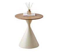 Tavolini piccoli per camera da letto Tavolino Da Caffè Moderno E Minimalista In Legno Massello In Stile Crema For Il Tavolino Rotondo Del Divano Del Soggiorno Tavolino laterale per cameretta con conte