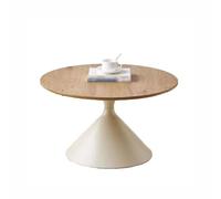Tavolini piccoli per camera da letto Tavolino Da Caffè Moderno E Minimalista In Legno Massello In Stile Crema For Il Tavolino Rotondo Del Divano Del Soggiorno Tavolino laterale per cameretta con conte