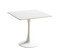 Tavolini piccoli per camera da letto Tavolo da pranzo quadrato bianco moderno for la casa, tavolo da pranzo for piccoli appartamenti, tavolino casual, tavolo rotondo for balcone Tavolino laterale per