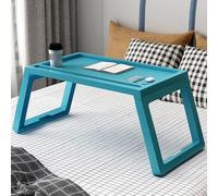 Tavolini Salotto Piccolo, Vassoio da Letto con Gambe Pieghevoli, Ideale per Guardare la TV, Lavorare e Studiare, Adatto per Camere da Letto, Soggiorni e Balconi(Green,50x30x26cm/20x12x10in)