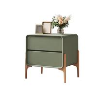 Tavolini verdi Comò con armadietto per camera da letto Set di comodini moderni e contemporanei con cassetti Tavolino da comodino per arredamento da fattoria