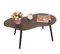 Tavolino a forma di nuvola, moderno stile industriale, tavolini in legno, tavolo centrale irregolare, tavolo da pavimento, metà secolo, arredamento decorativo per soggiorno, marrone rustico