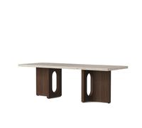 Tavolino Androgyne Rovere Scuro/Kunis Breccia Sabbia
