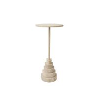 Tavolino AYTM SOLUM H67 Sabbia chiara/Travertino