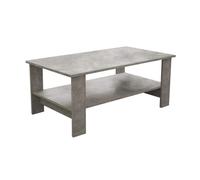 TAVOLINO BASSO DA CAFFÈ SALOTTO APPOGGIO ZONA LIVING GRIGIO 100x55x41 MOD.MATCH