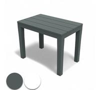 Tavolino basso in resina 60x39x45 cm per esterno Timor