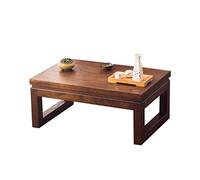 Tavolino basso moderno in legno con struttura robusta for il balcone del | Soggiorno e lo spazio for l'ufficio domestico(70x45cm)