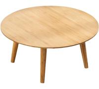 Tavolino basso rotondo per casa e studio, design semplice giapponese tatami, piccolo tavolo da pavimento per soggiorno, finestra a golfo, computer, tavolo da gioco