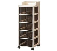 Tavolino Caffè,Scatole portaoggetti,plastica,spessa Resistente,Libreria mobile per soggiorno,camera,ufficio 5