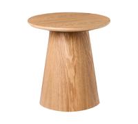 Tavolino con piano in MDF impiallacciato in frassino moderno 41 x 41 cm Marrone