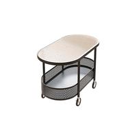 Tavolino con rotelle,Libreria mobile,Movable trolley sofa side table creative side,Adatto living room,Moderno,Soggiorno,Ufficio black,A