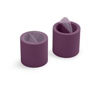 Tavolino contenitore, frigo bar da esterno, tavolino due scomparti da esterno BLOK PARTY Dimensioni Ø 55x h 55 cm colore Perla