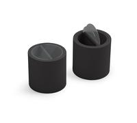 Tavolino contenitore, frigo bar da esterno, tavolino due scomparti da esterno BLOK PARTY Dimensioni Ø 55x h 55 cm colore Onice