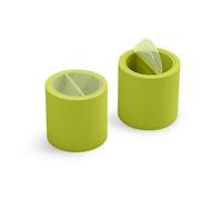 Tavolino contenitore, frigo bar da esterno, tavolino due scomparti da esterno BLOK PARTY Dimensioni Ø 55x h 55 cm colore Perla