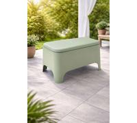 Toomax Petra Tavolino con Contenitore e Coperchio Rimovibile Verde Salvia - Tavolino da Esterno Resistente ai Raggi UV