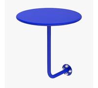 Tavolino creativo contro la parete, 40 x 47 cm, in ferro, rotondo, per balcone, camera da letto, caffè, sala da pranzo e bar (stile 5)