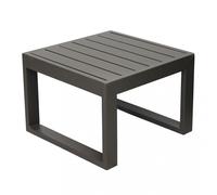 Tavolino Cuba 45x45x32 h cm in Alluminio Taupe