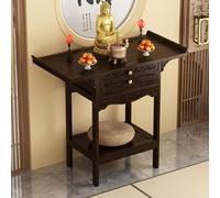 Tavolino da altare con cassetto per Pooja, meditazione e preghiera, ideale per la casa e la decorazione spirituale del tempio