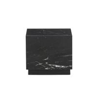 Tavolino da appoggio Sorein in marmo nero 40 x 40 cm