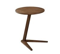Tavolino da Balcone Tavolino Salotto Tavolino da Divano Tavolino Laterale a Forma di C che può Essere Incassato nel Divano, Facile da Montare, Adatto per Soggiorno Camera da Letto(Brown,50*62cm)