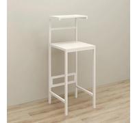 Tavolino da bar, supporto da cucina per microonde e mini frigorifero, scaffale corto in metallo per frigoriferi compatti, piattaforma per piccoli elettrodomestici