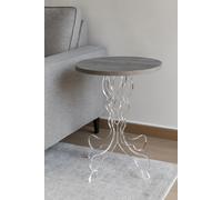 Tavolino da caffè Arabesco Iplex Design Legno Grigio