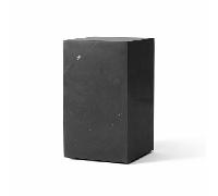 Tavolino da Caffè Audo Plinth Alto in Marmo Nero Marquina