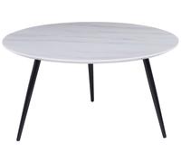 Tavolino da caffè bianco e nero ø 79 cm EFFIE