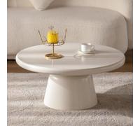 Tavolino da caffè Brown Cloud, moderno, irregolare, basso, centrale, unico, asimmetrico, minimalista, con 4 gambe, per soggiorno e studio.,E round 31.5in