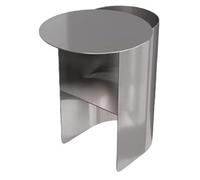 Tavolino Da Caffè Di Lusso Di Forma Irregolare In Acciaio Inossidabile E Bronzo Antico, Tavolo Combinato Con Diverse Altezze for Salotti E Piccoli Appartamenti.(N)