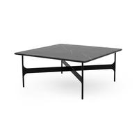 Tavolino da Caffè Floema Wendelbo 80x80 Nero Nero Nero Marquina