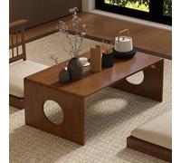 Tavolino da caffè giapponese pieghevole in bambù, per sedersi e risparmiare spazio, per camera da letto, finestra, sala da tè, Easy Sto (70 x 37 x 30 cm)