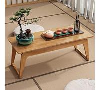 Tavolino da caffè giapponese, tavolo da picnic basso, antico altare per meditazione per soggiorno e ufficio, Paulownia, 90 cm x 37 cm x 34 cm