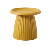 Tavolino da caffè in plastica semplice e moderno, design minimalista ed elegante, perfetto per mobili da salotto