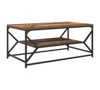 vidaXL Tavolino da caffè in Legno Riciclato 90x50x40 cm in Legno ingegnerizzato