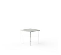 Tavolino da Caffè Inline 40x40 Grigio Chiaro