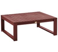 Tavolino da caffè legno di acacia rosso mogano 90 x 75 cm TIMOR II