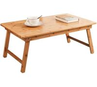 Tavolino da caffè moderno in legno con supporto portaoggetti Tavolini centrali Tavolino da tè pieghevole giapponese Tatami laterale Kung Fu Scrivania da lettura for balcone Soggiorno(60x40x25cm)