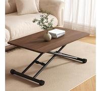 Tavolino da caffè multifunzione, con gambe in metallo regolabili in altezza, per toletta, tavolino da caffè, sala da pranzo, ufficio, soggiorno, scrivania mobile