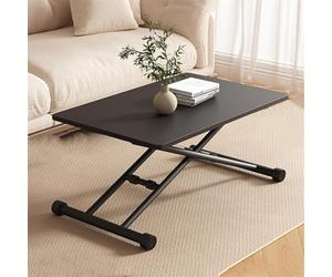 Tavolino da caffè multifunzione, con gambe in metallo regolabili in altezza, per toletta, tavolino da caffè, sala da pranzo, ufficio, soggiorno, scrivania mobile