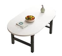 Tavolino da caffè ovale pieghevole per soggiorno Tavolo da pranzo giapponese con posti a sedere Tavolo da picnic portatile per uso esterno Dimensioni 120 cm Colore AVersatile Mobili per casa e