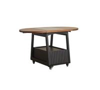 Tavolino da caffè piccolo carrello soggiorno divano in legno massello mobile pieghevole ruota retrò tavolino modercenter tavolo per soggiorno