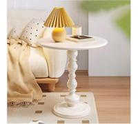 Tavolino da caffè piccolo, tavolino rotondo con struttura in metallo, per soggiorno, camera da letto, piccoli spazi, stile moderno