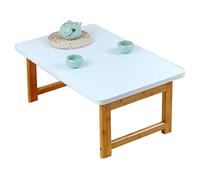 Tavolino da caffè pieghevole bianco, versatile scrivania per tavolo da pranzo e computer per balcone e finestra a golfo, ideale per leggere il tè o il lavoro (colore: bianco Dimensioni: 100 x 48 x 25