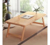 Tavolino da caffè Pieghevole e Portatile in bambù, Multifunzionale, Ideale per Piccoli spazi Come Soggiorno e Camera da Letto, Design Compatto Marrone (60 x 40 x 30 cm)