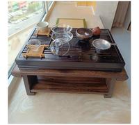 Tavolino da caffè pieghevole giapponese 50 cm, tavolo basso Tatami 60 cm, tavolo da tè con finestra 70 cm, tavolo basso per camera da letto 80 cm, seduta a pavimento