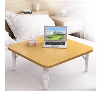 Tavolino da caffè pieghevole giapponese compatto, versatile tavolo da studio e da pranzo in colore naturale (70 x 30 cm), perfetto per soggiorno, finestra a bovindo e piccoli spazi, ideale per